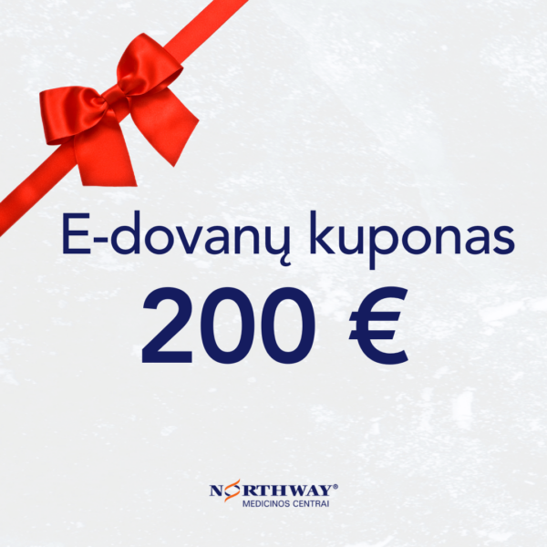 elektroninis dovanų kuponas 200 eurų